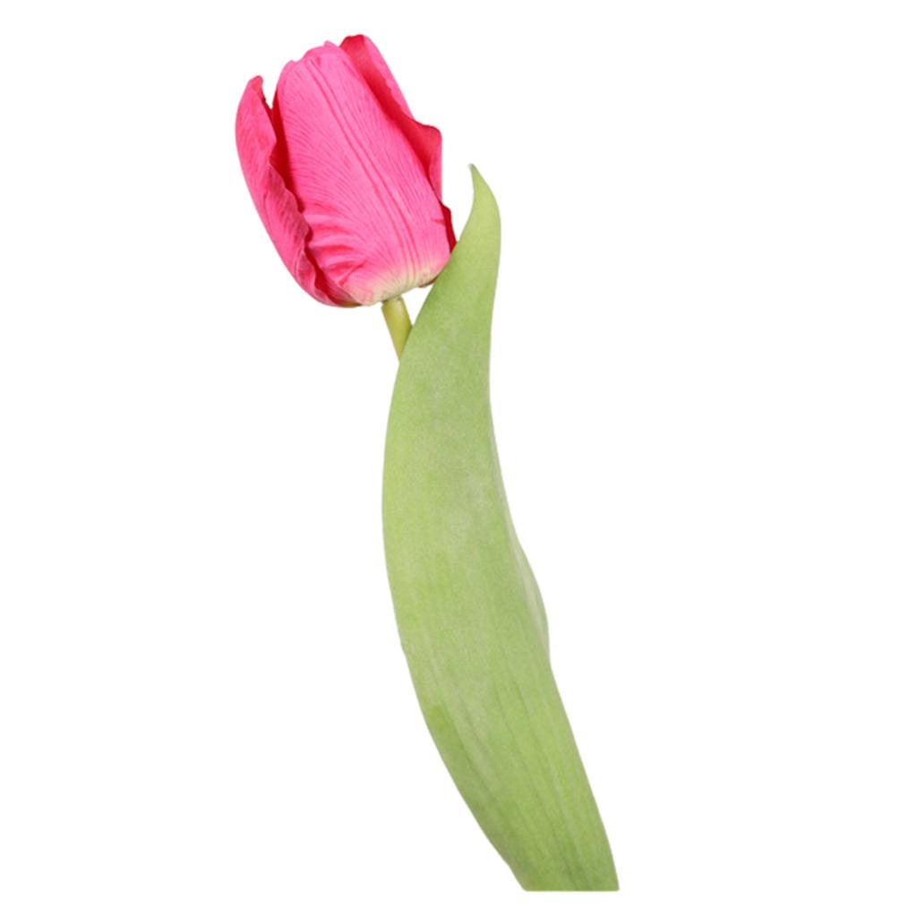 Yousheng Simulated Tulip 37cm Artificial Tulip Faux Silk Fake Tulip Flower Bulk for Vase Wedding Home Decor Spring Parties Mother's Day Gift
