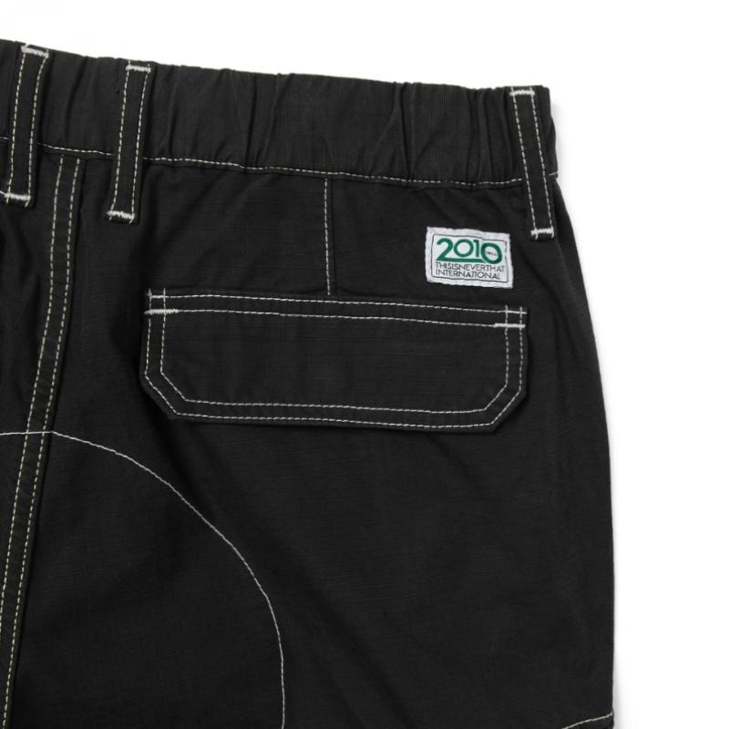 Diese ist Nie So Verrückt Mehrfach Reißverschluss Hose Schwarz