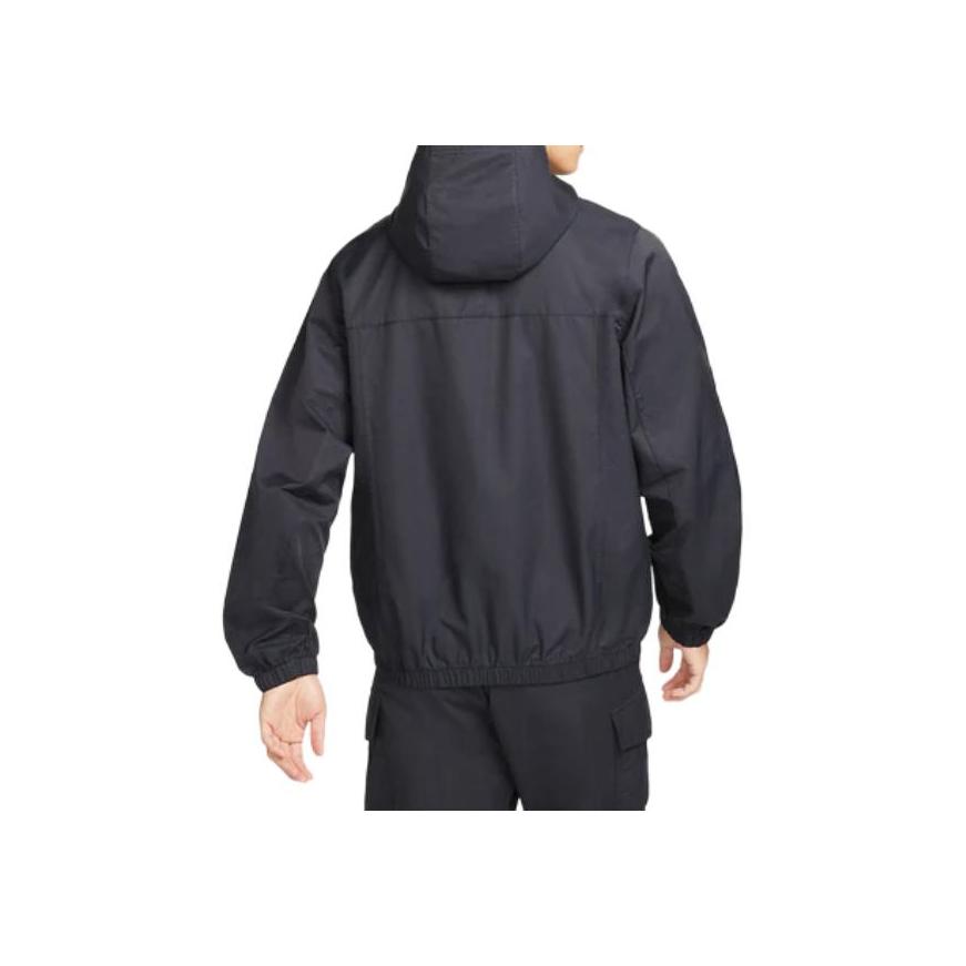 Nike Half-Zip Hooded Jacket Unisex Outerwear Black DA0012-010