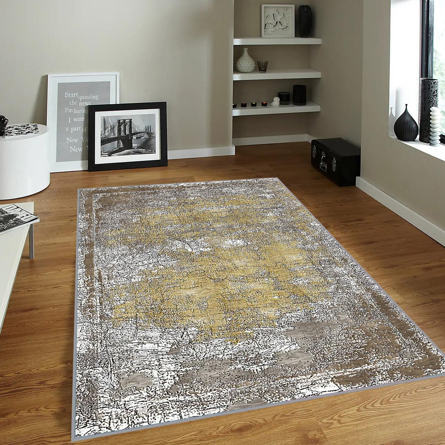 

Rovigo Home Моющийся ковер с набивным рисунком RVGHOME1819 50X80 жёлтый