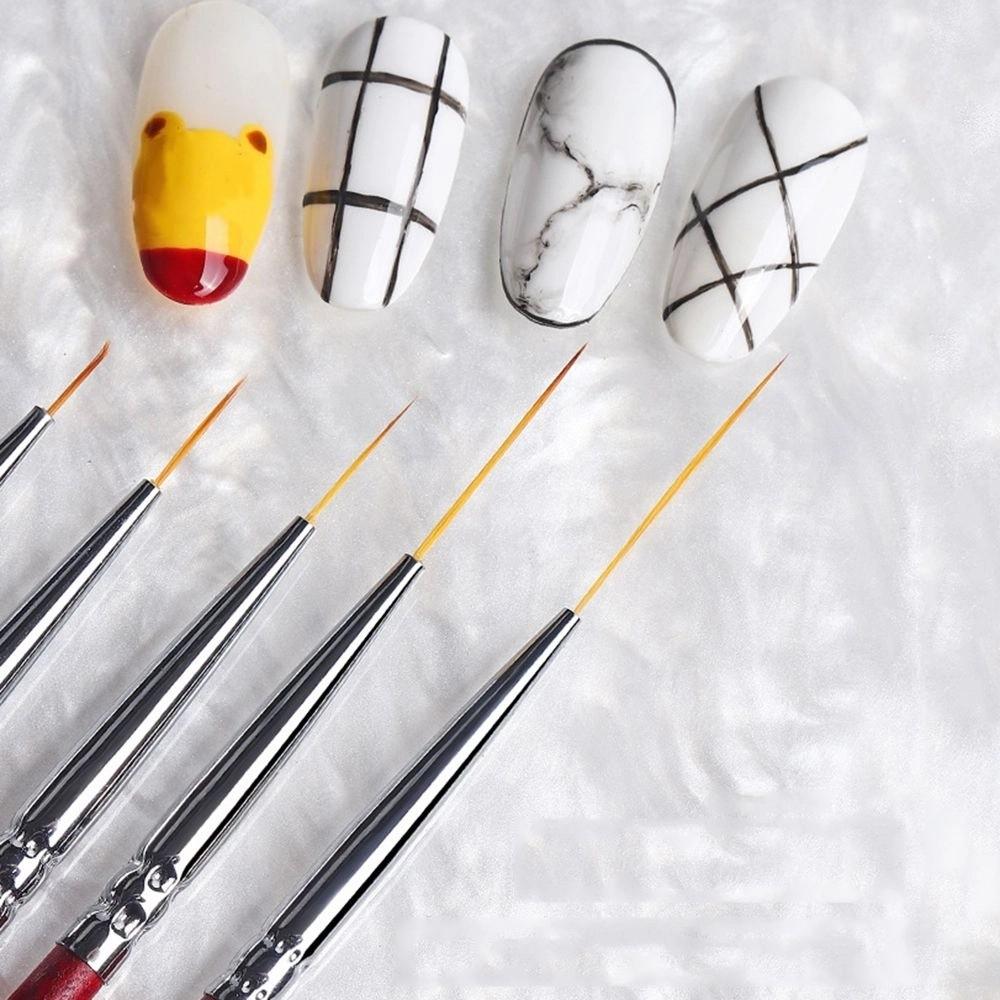Pen Salon Tools Painting UV Gel Pen Liner Drawing Pen Brush Nail Art Pen Nail Art Liner Brushes Set
