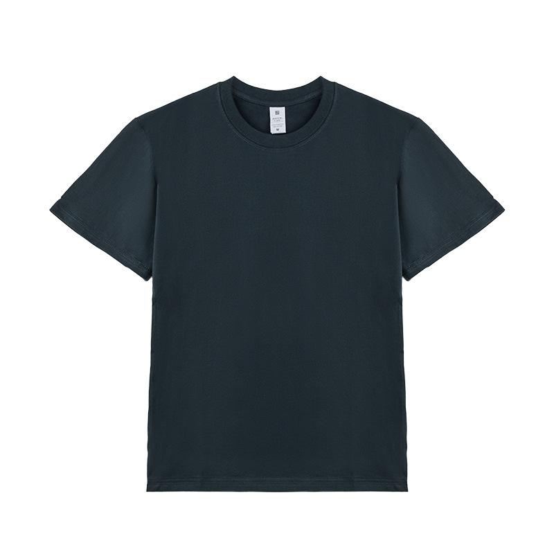 

Pure Cotton Heavy Short-sleeved T-shirt Solid Color Loose Heavy Summer Casual Bottoming Shirt T-shirt 4XL