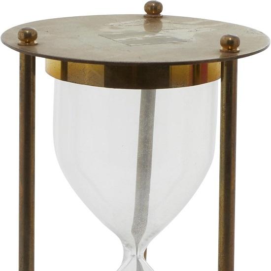 Clepsidră Metal Alamă, 15.24 cm Auriu