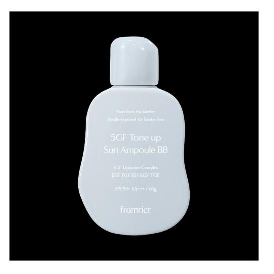 

FROMRIER 5GF Tone-Up Sun Ampoule BB 60g (Choose 1 of 4 types) Teal Blue