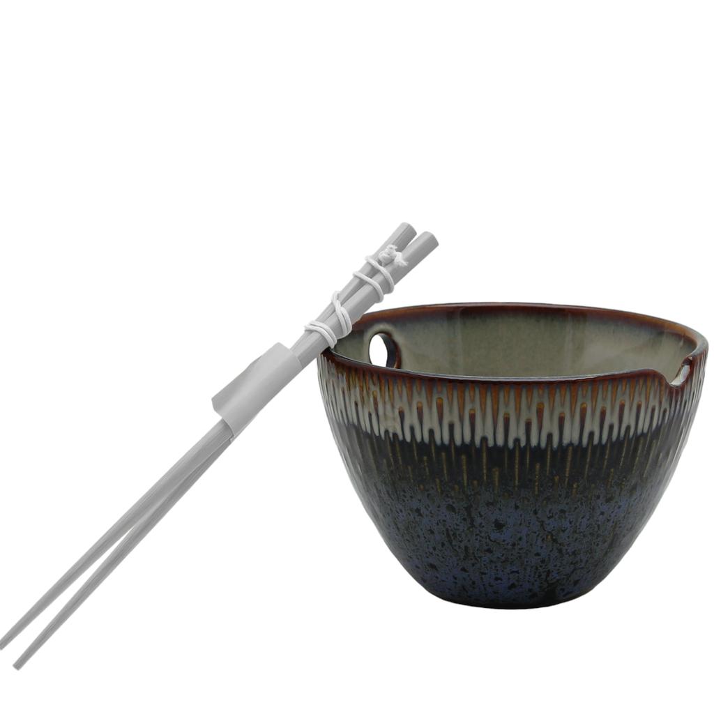 CERAMIC BOWL DEEP PLATE 0.7L FOR RAMEN NOodles OMBRES SOUP