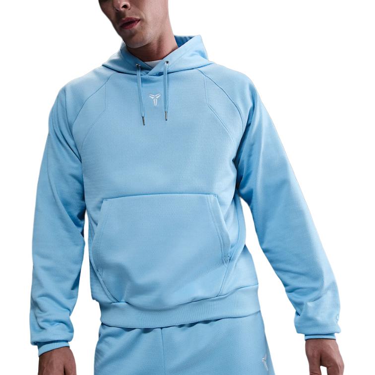 Nike Therma-Fit Swoosh Kobe Fashion Hoodie Herren Hoodies Mind-Blau Weiß HJ8109-422