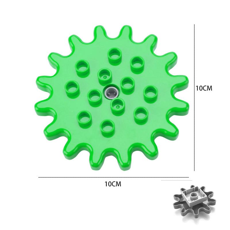 Big Building Blocks Playground Parts Slide Ladder Gear Swing Compatible Bricks Baby Assemble Interactive Toys Gift