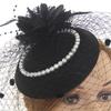 Fascinators Hat Yarn Bridal Headpiece for Church Banquet Halloween