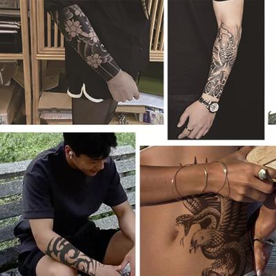 Boutique 38 Semi-permanent Real Tattoo Sticker Water Bomb Travel Tattoo Unisex, 1 Piece, Haengnim-ah