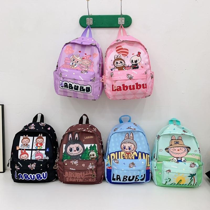Kindergarten Primary School Students Schoolbag Cartoon Animation Cute Printed Boys And Girls Schoolbag Large Capacity Children'S Backpack