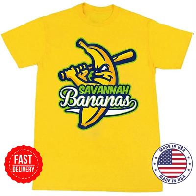 ¡NUEVO LIMITADO!! #Savannah #Bananas Camiseta de Béisbol para Hombres y Mujeres Multicolores Talla Completa Unisex