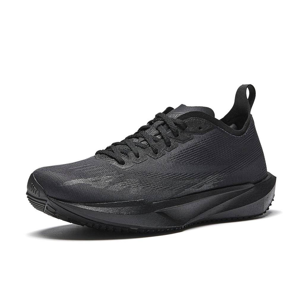 Anta Velocidade Confortável Moda Absorção de Choque Resistente ao Desgaste Cano Baixo Casual Tênis de Corrida Masculino Tênis Básico-Preto 912615570-7