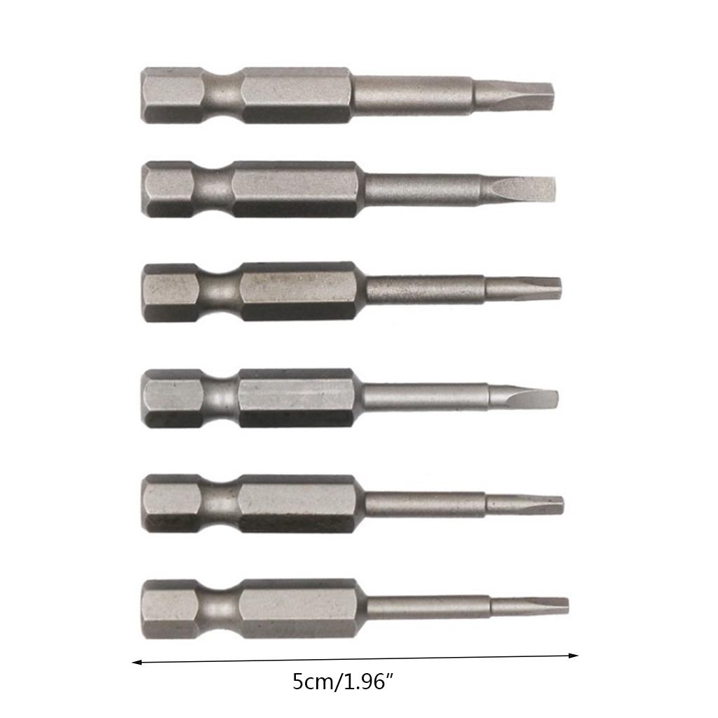 Magnetic for Triangle for Head Screwdriver Bits 1.8/2.0/2.3/2.5/2.7/3.0mm for Triangle Screwdriver Bits 1/4 Hex Shank Ha
