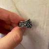 Bague Cthulhu Rétro pour Hommes Couleur Argent Punk Gothique Rock Hiphop Bague Bijoux de Créateur Faits Main Accessoires Biker Cadeau Créatif