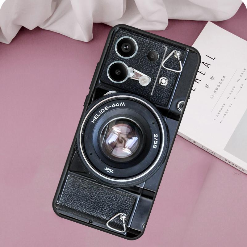 

Retro Nostalgia Camera Case For Xiaomi Redmi Note 14 13 12 11 10 9 15 Pro Plus Redmi 15C 14C 10C 12C 13C 15 Cover Redmi Note 13 4G