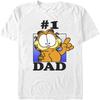Nickelodeon Big & Tall Garfield #1 Dad Herren Oberteile Kurzarm T-Shirt
