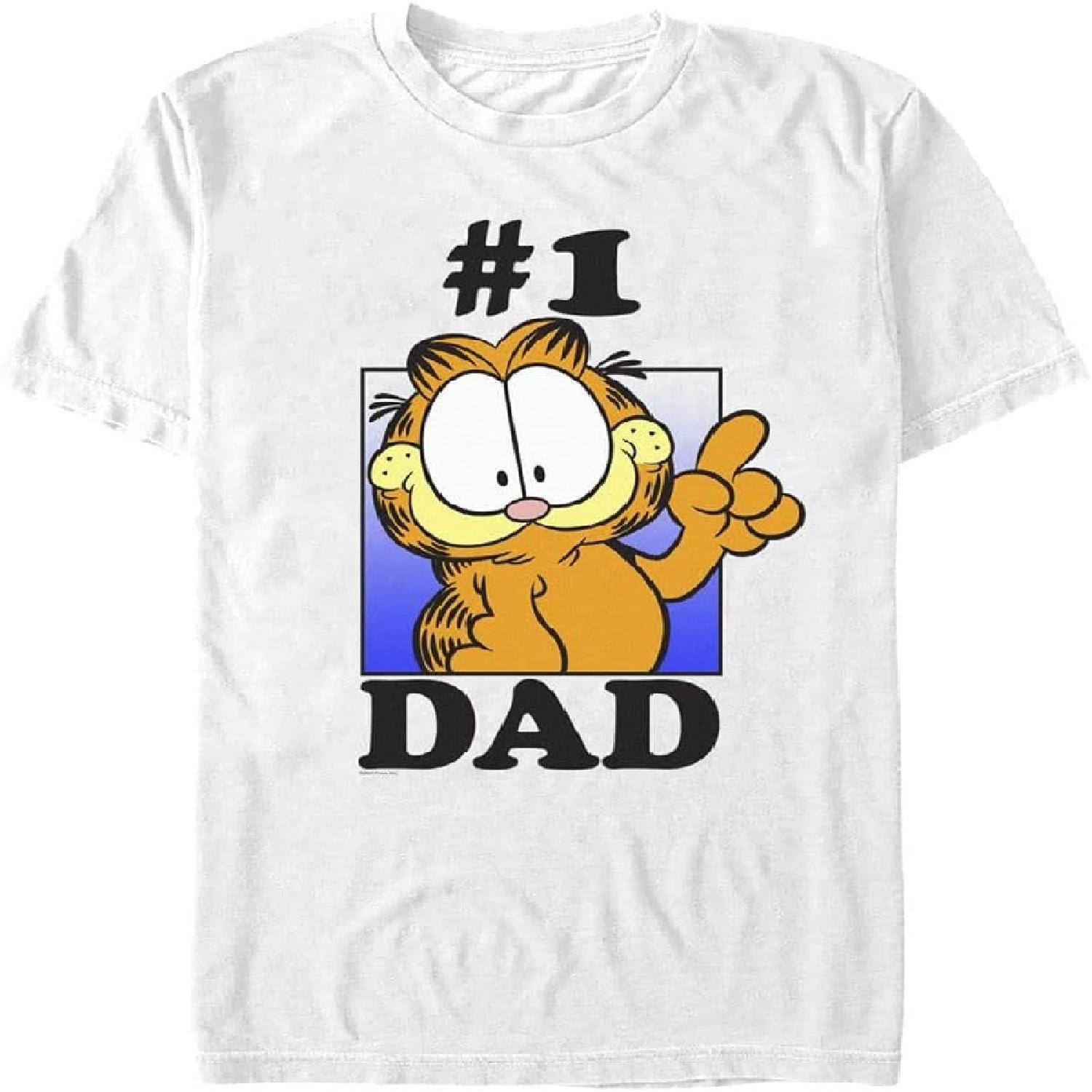 Nickelodeon Big & Tall Garfield #1 Dad Men s Tops Short Sleeve Tee Shirt S