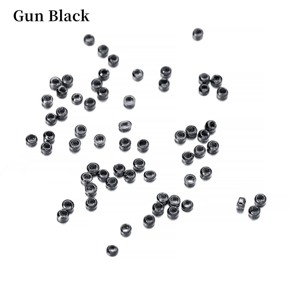 100-500 buc/lot bile de cupru mărgele de capăt cu sertizare dia 2 2,5 3 mm mărgele distanțiere pentru dop pentru bijuterii diy materiale pentru descoperiri