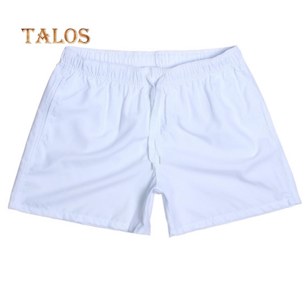 

Мужские летние пляжные шорты со шнурком XL белый