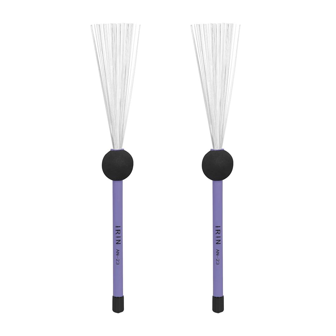

IRIN IN-23 Cajon Brush Retractable Drum Brush with Hammer Head Professional Percussion Instruments Drum Parts Accessories фиолетовый