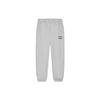 Embroidered Letter Cuffed Knit Sports Pants Men Bottoms Light-Floral-Gray F11M349601F-MG
