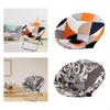 2× Saucer Chair Covers Moon Stretchable Polyester for Hotel Furniture Protection Restaurant ,