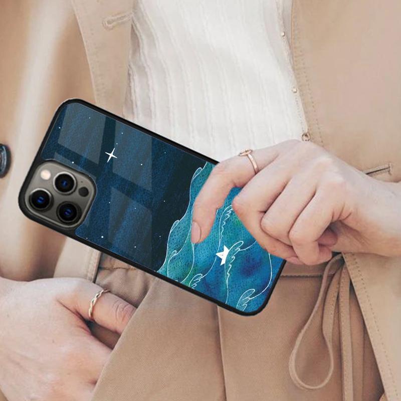 Ocean Waves Sailboat Magnetic Phone Case For APPLE iPhone 17 Air 16 14 13 12 Pro Max 15 Plus Wireless Charge With MagSafe Cover
