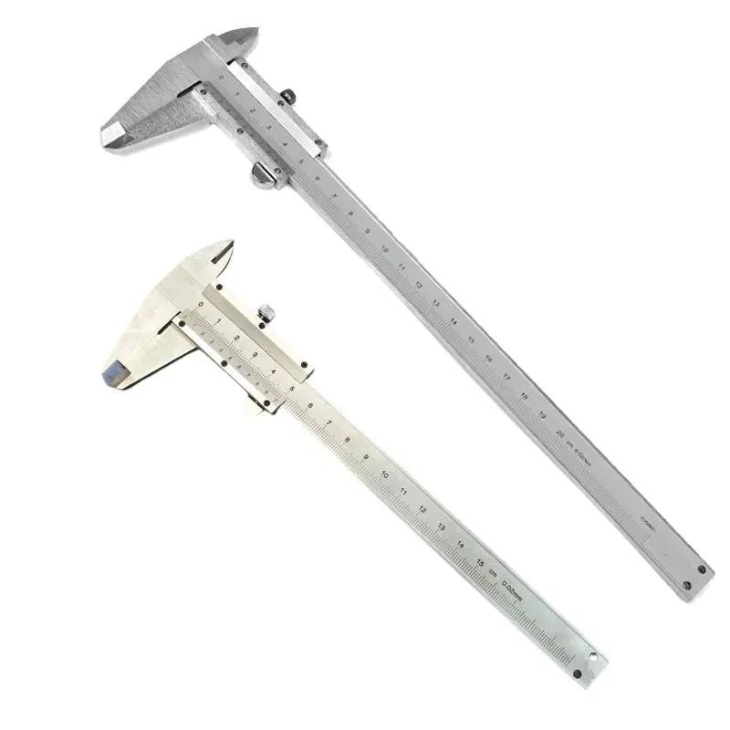 0-150mm Professional Industrial Vernier Calipers Carbon Steel Precision Measurement Four Use Metric Precision Carpenter Tools