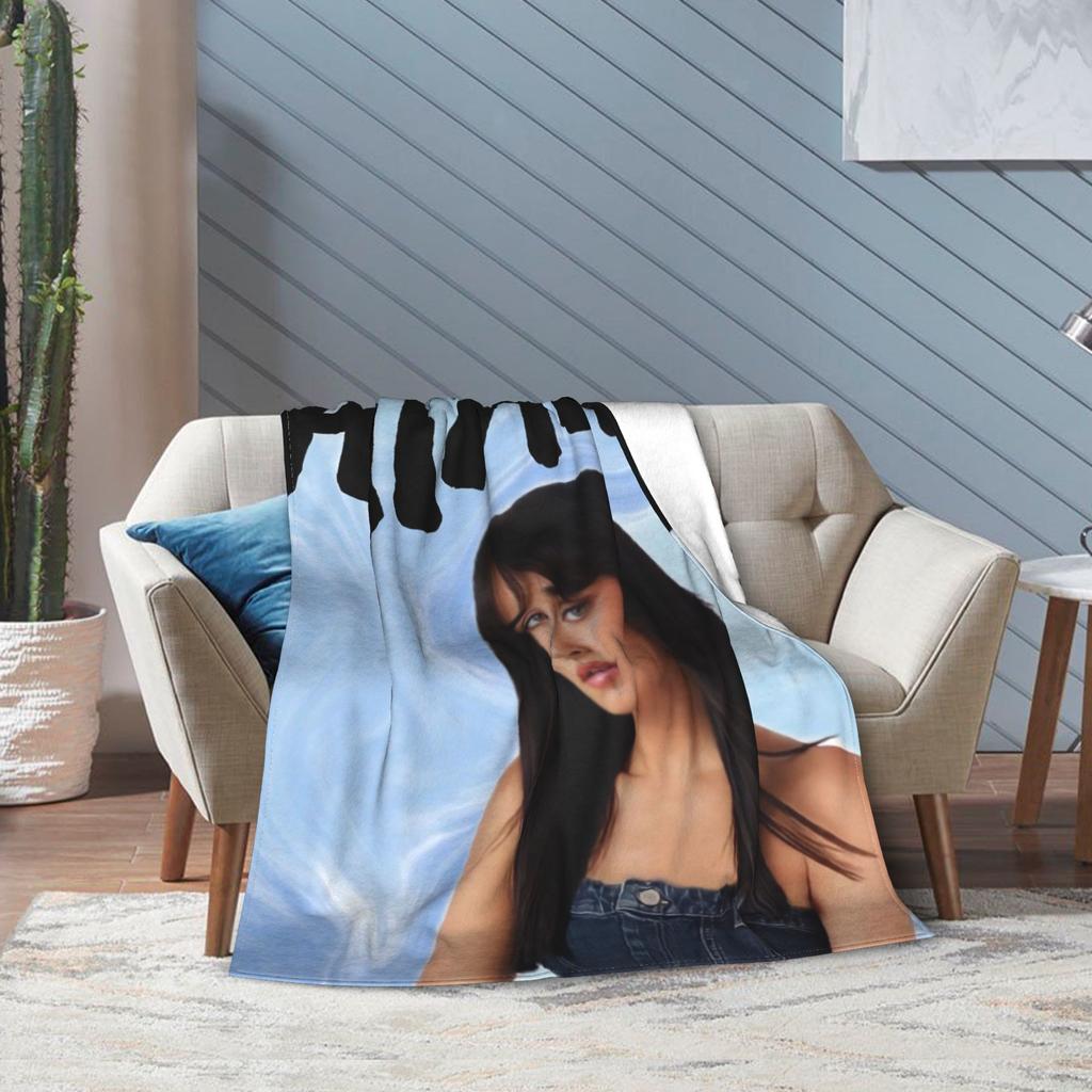 Aitanaed Singer Alpha Album Blanket Warm Cozy Fluffy  Throw Blankets for Bed 50x60 Inch Multiple Sizes Bedding Throws