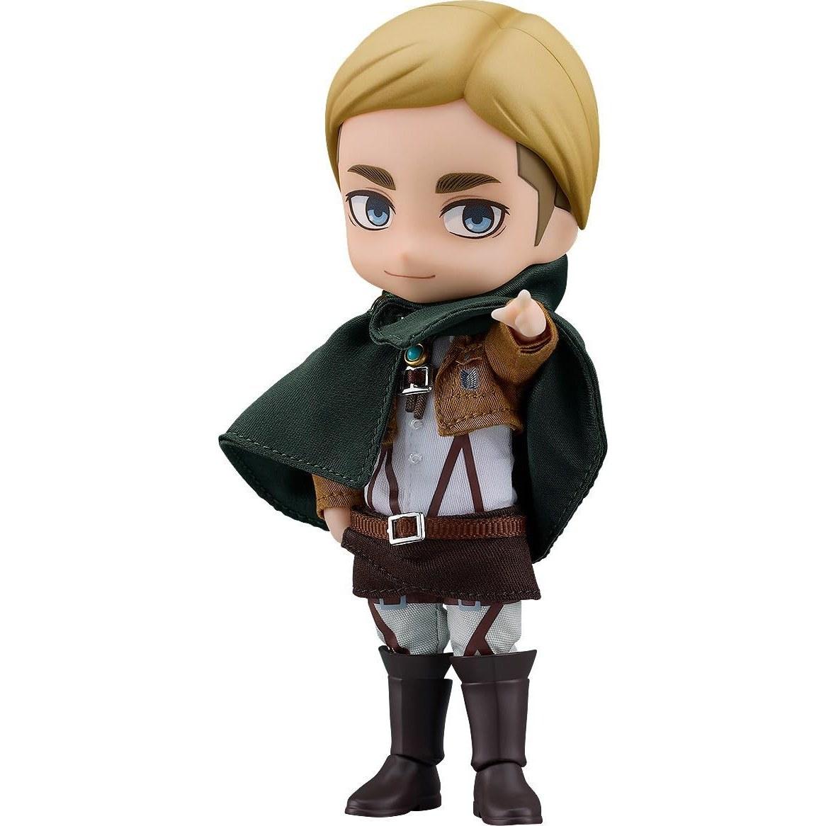 Good Smile Company Nendoroid Doll Attack on Titan Erwin Smith Non-Scale Fabric Magnet Plastic Painted Movable Figure