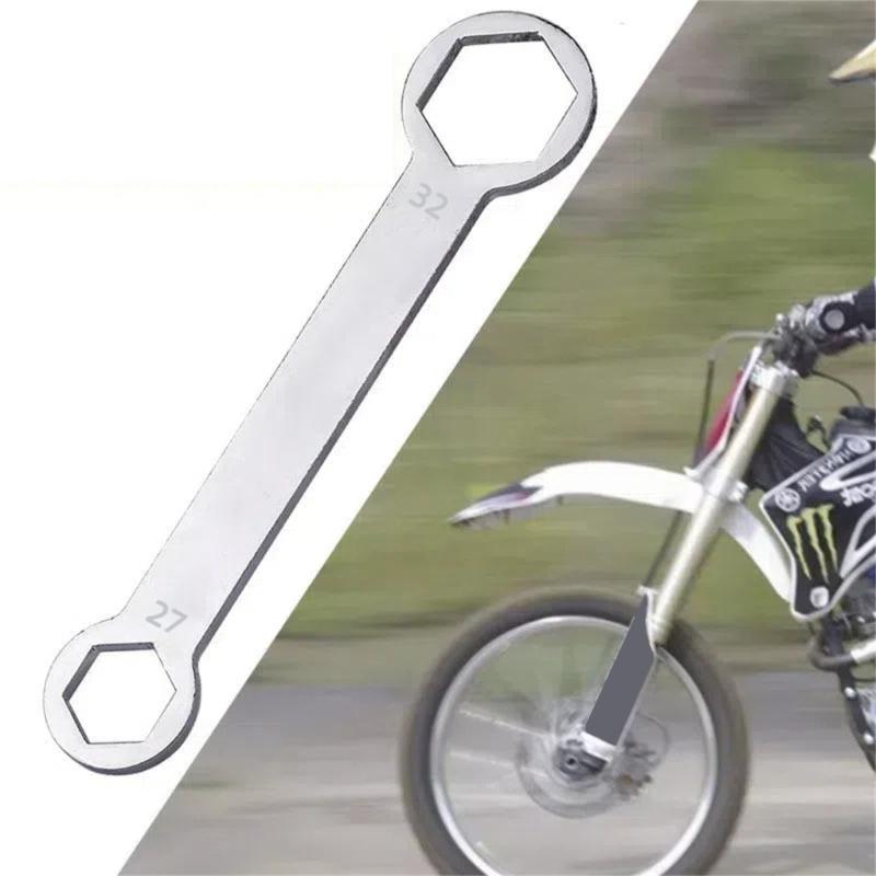 Κλειδί Άξονα 27mm 32mm Πίσω Εμπρός Άξονες Κλειδί Εργαλείο Χειρός Καθολικό για Μοτοσυκλέτες Επισκευή Συντήρηση Επαγγελματικό Εργαλείο