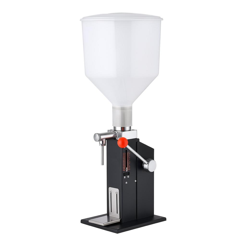 Manual Filling Machine, 10-120 Ml, 12 L Hopper, Paste Liquid Filler, for Water, Honey, Oil, Shampoo and Lotion, Anti-Drip Nozzle, Adjustable Bottle