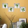 DIY Mural Art Livingroom Bedroom 3D Decal Greenery Bonsai Wall Stickers Creative Plants Potted