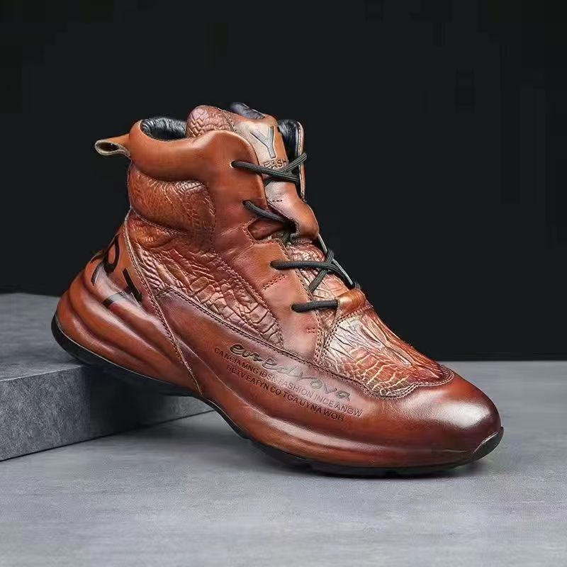 

New Men s Shoes Thick soled Height Increasing Casual Shoes for Teenagers Wear resistant and Comfortable Sports Shoes sneakers 39