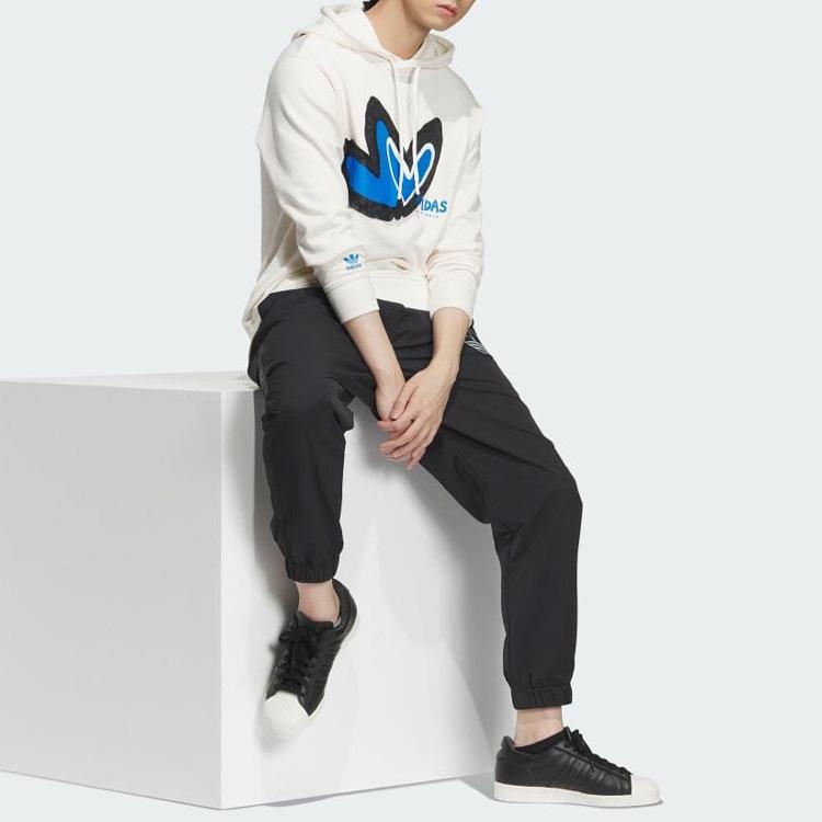 Adidas Originals Trefoil Special Edition Love Logo Hoodie Unisex Sportswear White IK8649