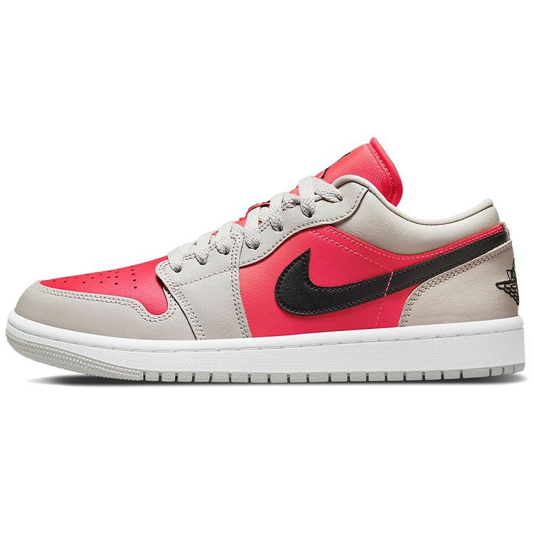 New JORDAN 1 Retro Low Light Iron Ore Siren Red Women's DC0774-060