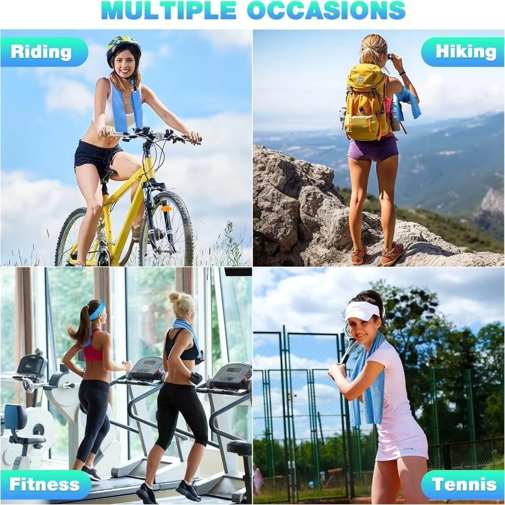 Ultra Soft Cooling Towel Breathable Bath Beach Towel New Ice Wipes  Summer
