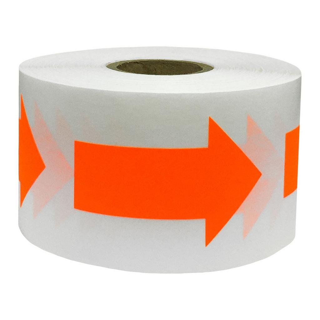 1 Roll Arrow Sticker Labels, Self-Adhesive Arrow Shape Signs Marking Stickers for Scrapbooking, DIY Craft & Organizing