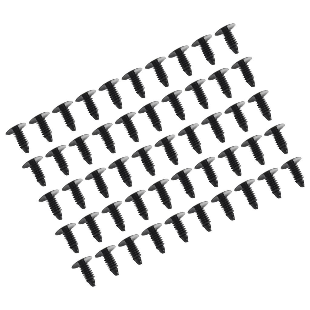 50 Stück Auto Kunststoffniet Befestigungsclips Set Kotflügel Stoßstangen Türen-Befestigung 7,5-6,0mm Loch Für Nissan Für Honda Für Mazda Für BMW