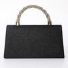New High-Grade Banquet Clutch Bag Versatile Diamond Bow Chain Crossbody Evening Dress Purse