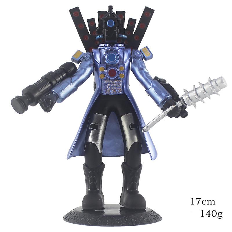 Anime Skibidi Toilet Man Titan Clockman Figur Spielzeug für Kinder Erwachsene Geburtstagsgeschenk Figur Sammlung Puppe