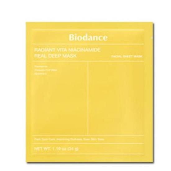 [BIODANCE] Radiant Vita Niacinamide Real Deep Mask (34g*4ea)