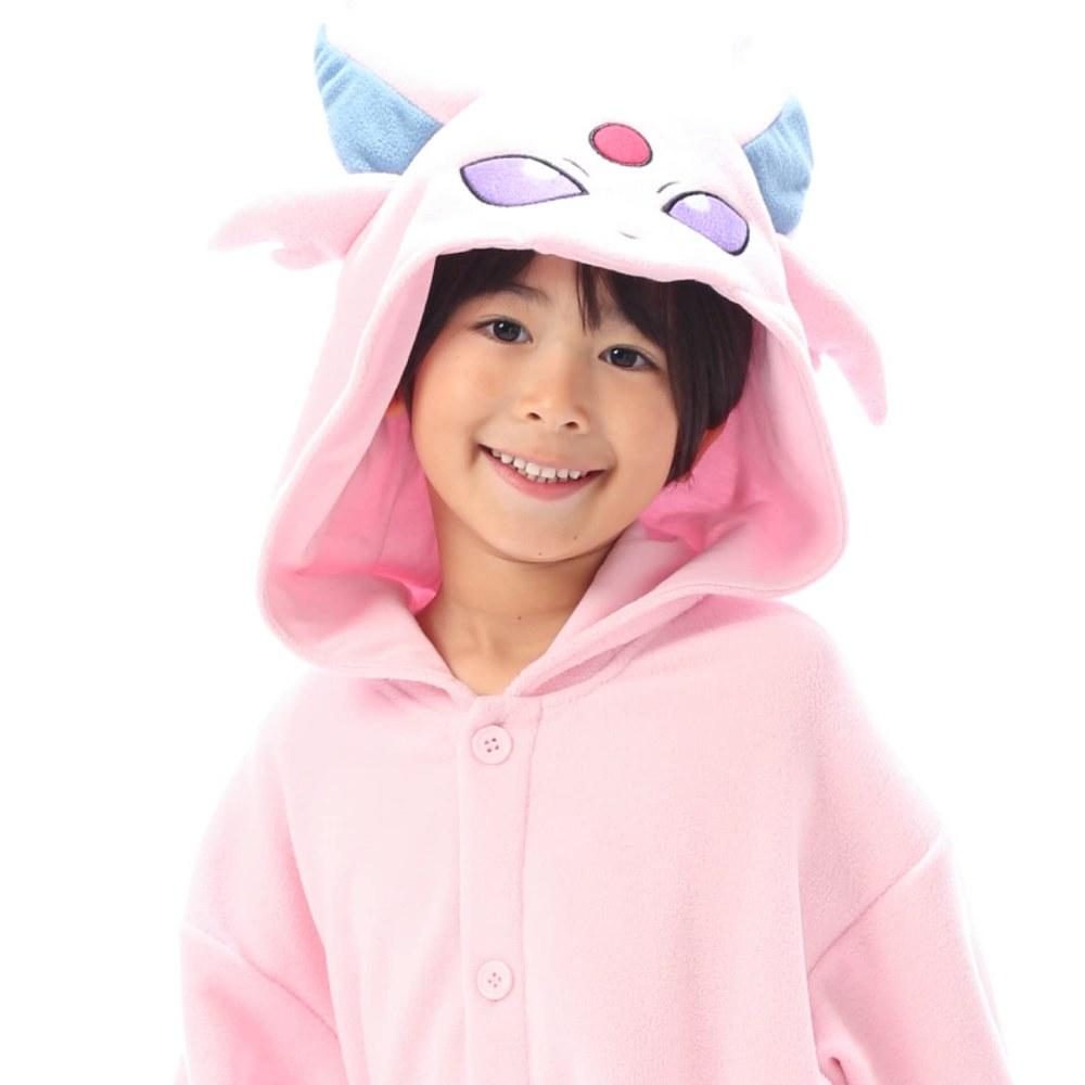 SAZAC Espeon Character Fleece Costume Pocket Monster Kids 130cm