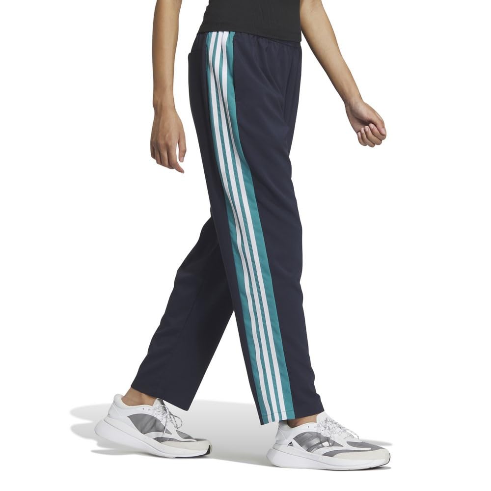 Adidas JSY06 Jersey Seasonal Loose Color Block Cross Legend Fusion Size Women's Bottoms, Sportswear, Fit, Pants, Ink/Arctic (IM8705), J/S