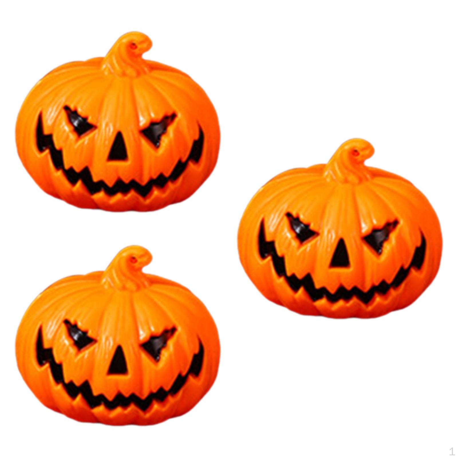 

3 шт. тыквенные фонарики фигурки домашний декор сделай сам декоративный орнамент лампа ночник для стола Small