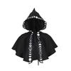 Luxurious Medieval Polyester Hooded Cloak Cape In Vibrant Colors Theatrical For