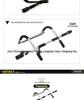 Bodyweight Fitness Sculpting Pull-Up Bar for Doorway