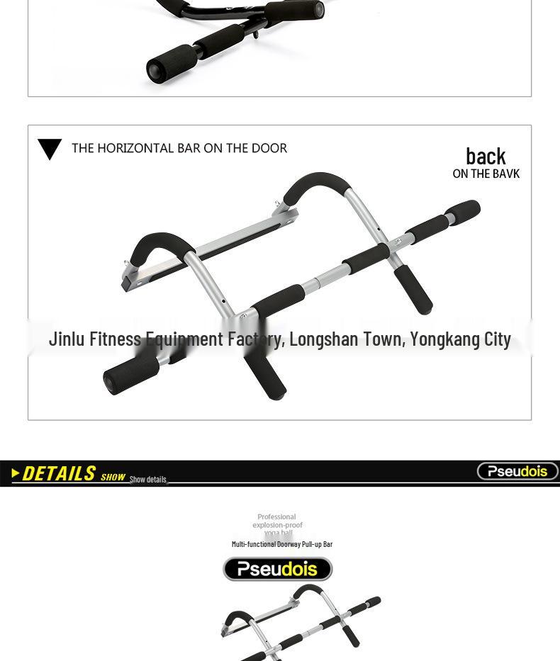 Bodyweight Fitness Sculpting Pull-Up Bar for Doorway