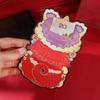 6pcs Blessing Chinese New Year Red Pocket Cartoon Lucky Money Bags  Spring Festival Supplies