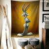Bugs Bunny Wall Tapestry Aesthetic Wall Hanging Printed Fabric Blanket Decorative Tapestries for Bedroom Living Room Home Decor